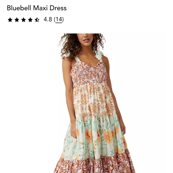 Free People Dresses & Skirts - Free People Multicolor Floral Maxi Dress